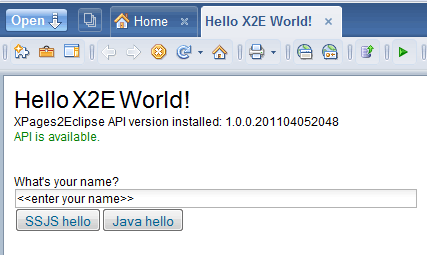 Sample application Sample application